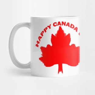 happy canada day red version Mug